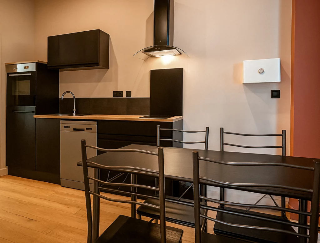 Cuisine de l'appartement à gagner sur le site Gagne ton Toit