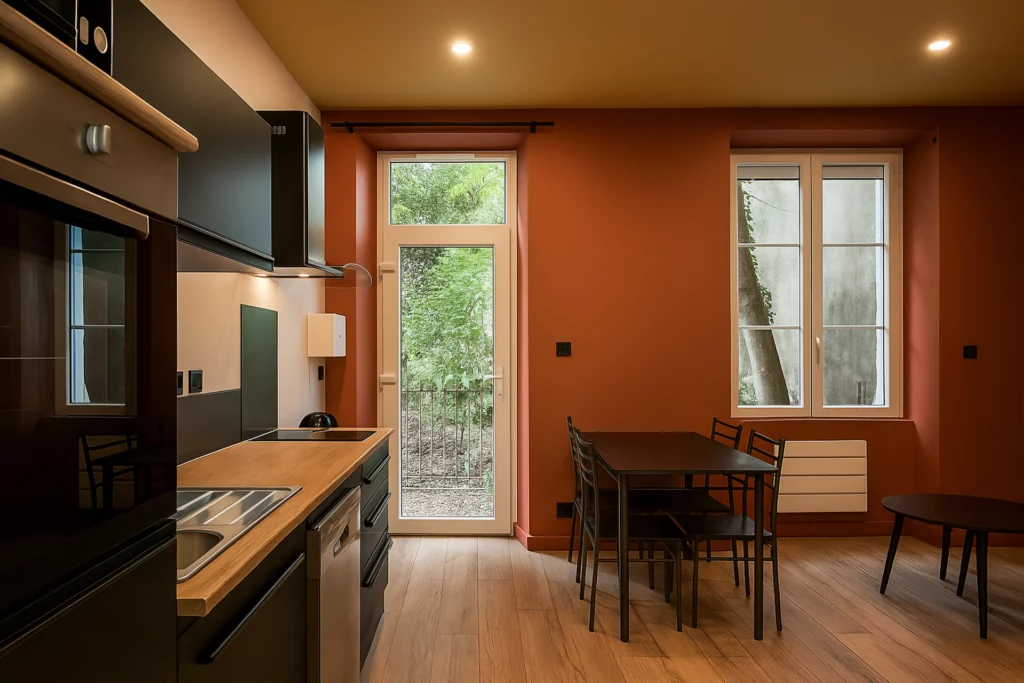 Séjour de l'appartement à gagner sur le site Gagne ton Toit